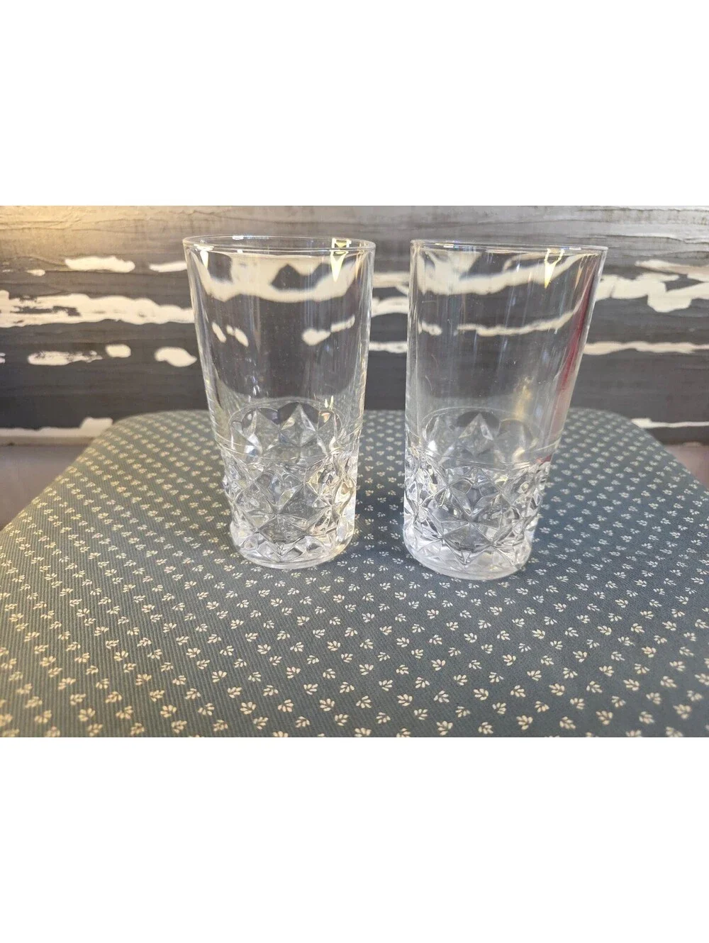 Vintage W.M. Dalton Verite French 24% Lead Crystal Beverage Glasses Set of 2